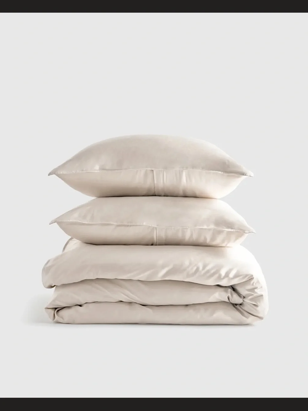 Quince Sand King/Cal King Bamboo Duvet Cover